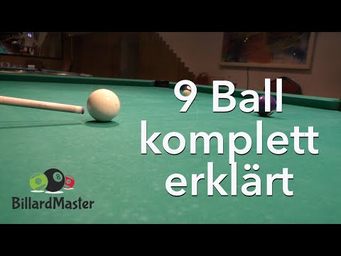 9 Ball - komplett gelocht - MIT Erklärung &amp; Analyse Pool Billard Training | BillardMaster